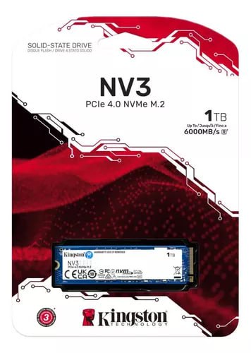 SSD M.2 GEN4 NVMe Kingston NV3, 1TB, 6000MB